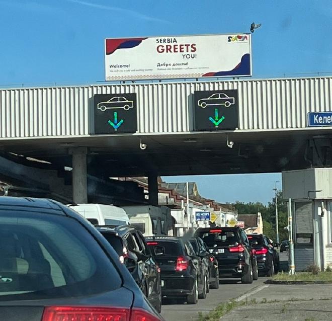 Serbian border